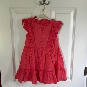 Janie and Jack Girl Dress size 3 Coral